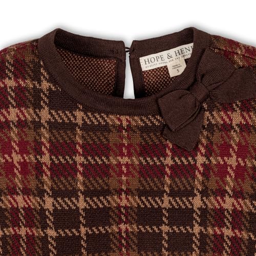 Image of Hope & Henry Girls' Milano Tipped Sweater Dress