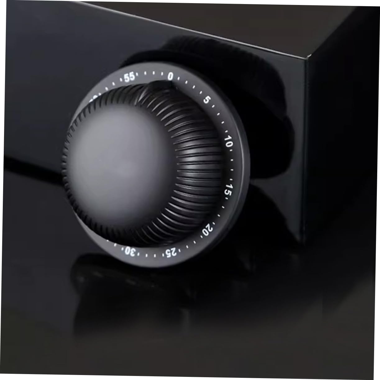 SHINEOFI Temporizador De Cocina para 2 Unidades para Estudiar Mecánico Bonito Pomodoro Despertador Temporizador De Cocina De Escritorio De Clase De Acero Inoxidable Negro