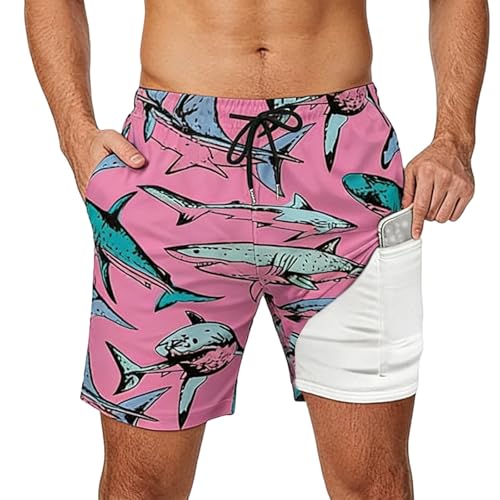 Bermuda homme en coton avec boxer intégré pour un maintien optimal durant l'effort