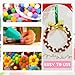 TOAOB Pompons zum Basteln 300 Stück Mini Pompons 25mm Bunte Bommel und Flauschige Pompom Bälle DIY Handwerk Material für Lustige Kreative Basteln Projekte