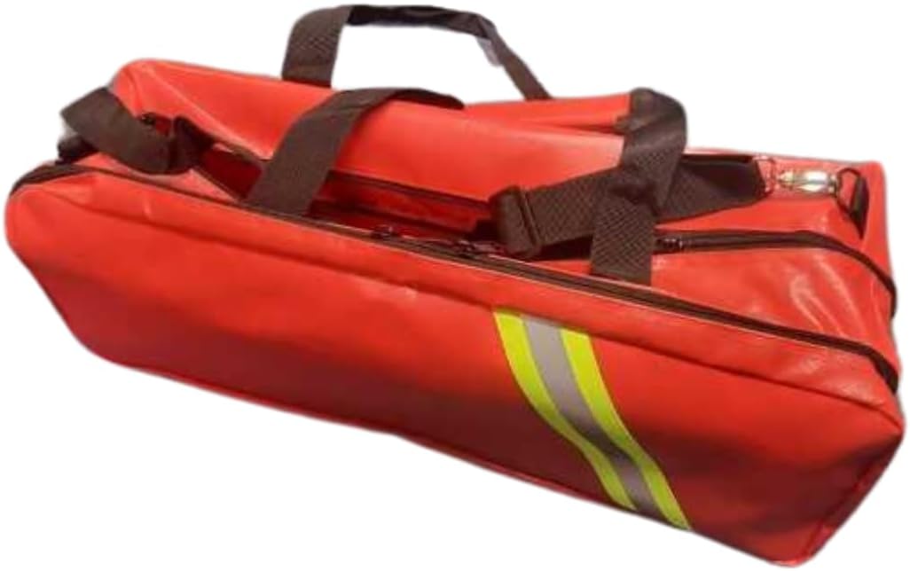 The Oxygen Store Oxygen Barrel Bag Paramedic Oxygen | for First Aid/First Responders/Emergency Use | Medical Cylinder Storage Bag (Empty) | Extra Storage Pouches (red) Durabag Wipe Down