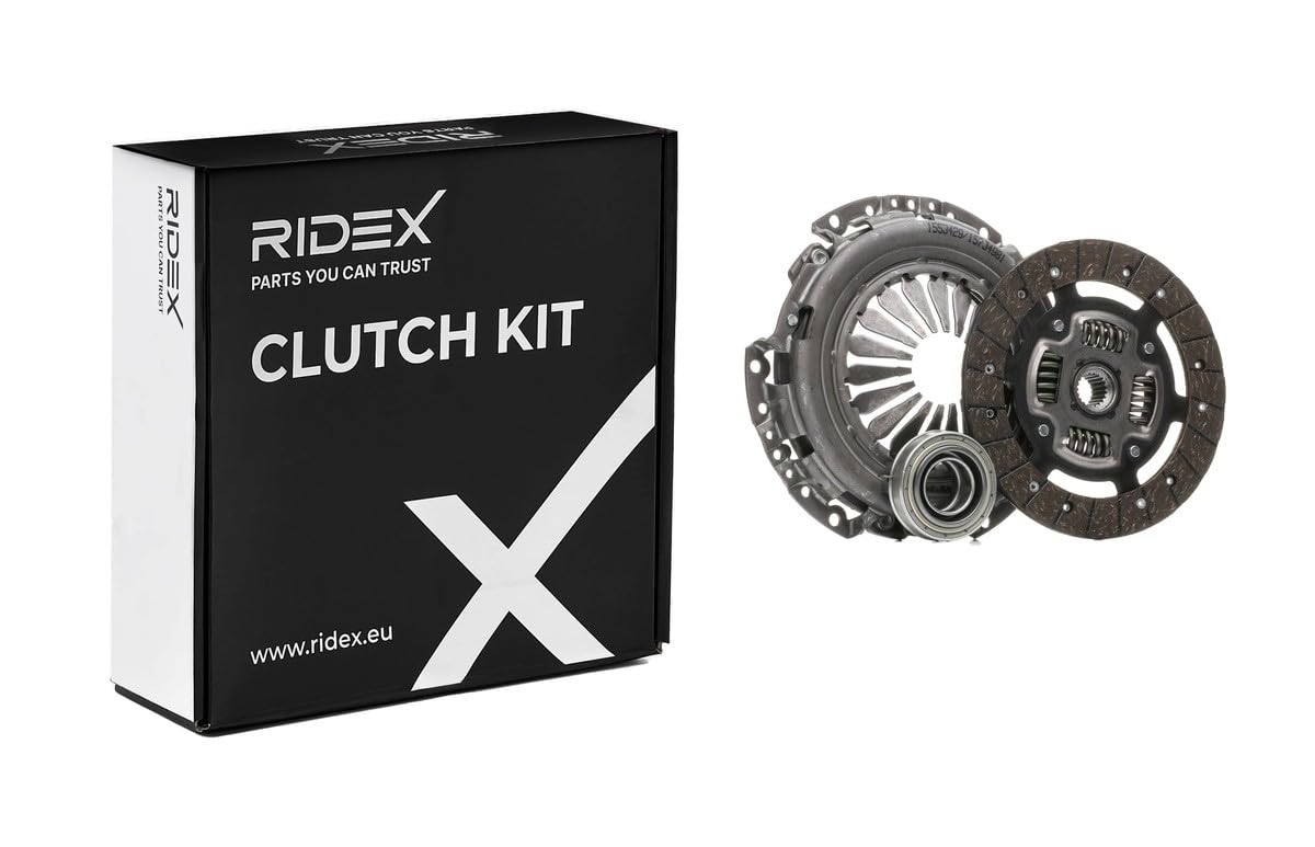 RIDEX 479C0736 Kit de embrague con cojinete de desembrague con plato de embrague Compatible con MITSUBISHI ASX GAW