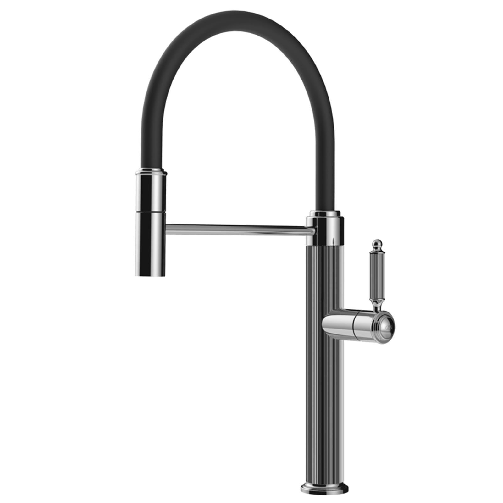 Yjyjy Chrome Faucet Modern Kitchen Faucet With Pull Down Sprayer, Kitchen Sink Faucet, Kitchen Faucets With Pull Down Sprayer, Pull Down Faucet, Kitchen Water Faucet, Faucets For Kitchen Sinks With Sprayer