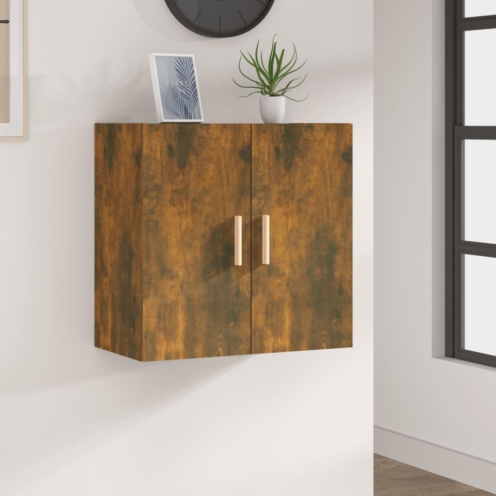 vidaXL Armario de Pared Mueble Almacenaje Colgante para TV Estante Flotante Salón Casa Decoración Madera Contrachapada Color Roble