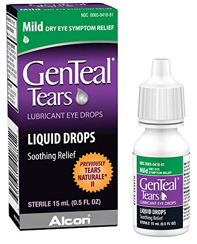 GenTeal Tears Lubricant Eye Drops, Mild Liquid Drops, 15-mL