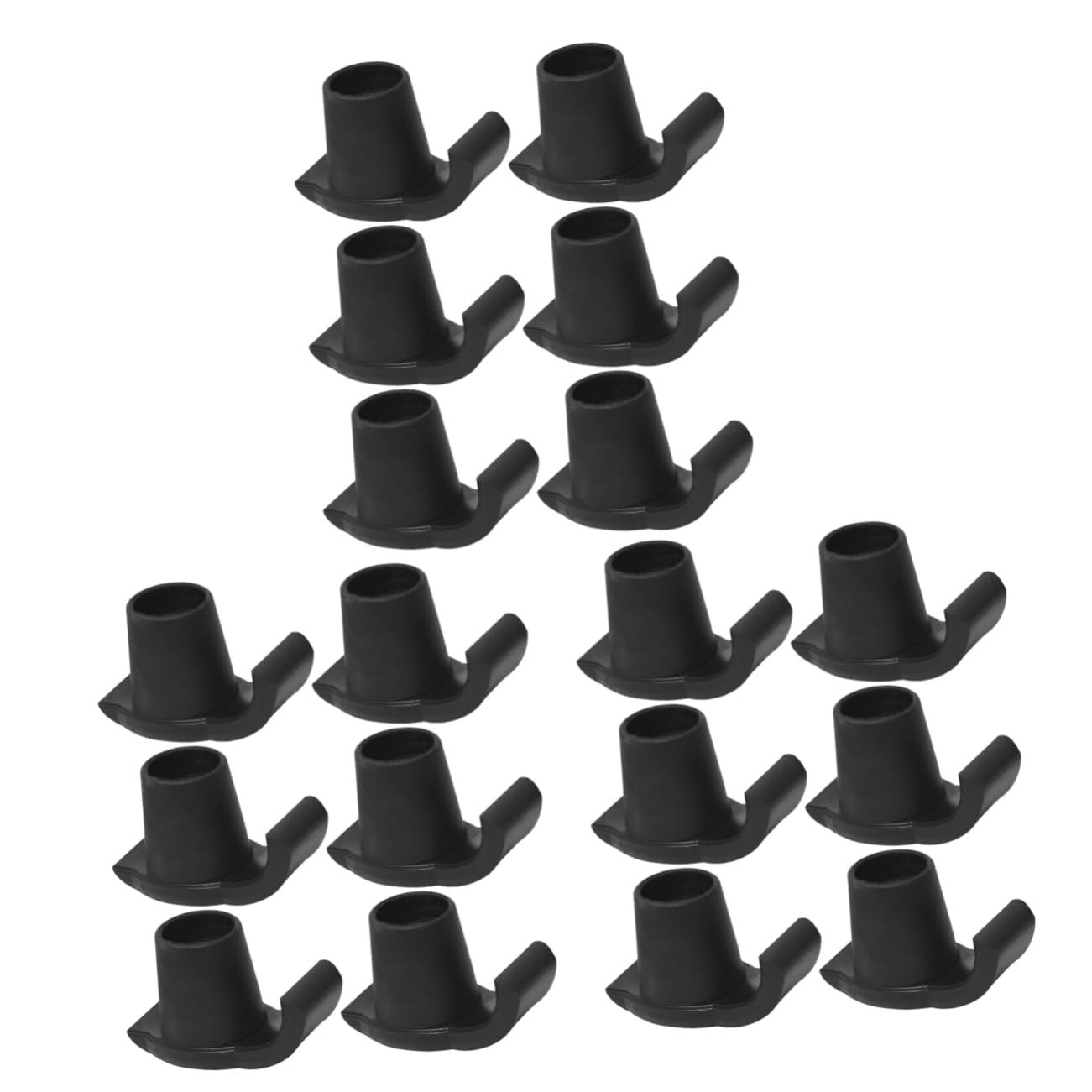 Healvian 18piezas Cojines Antideslizantes Para Patas De Andador Esquís Para Ayudas De Movilidad Accesorios De Ayuda Para Caminantes y Bastones