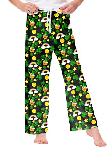 Image of Remimi Girl Boy Plaid Pants Drawstring Summer Casual Loose Bottoms 5-14 Years