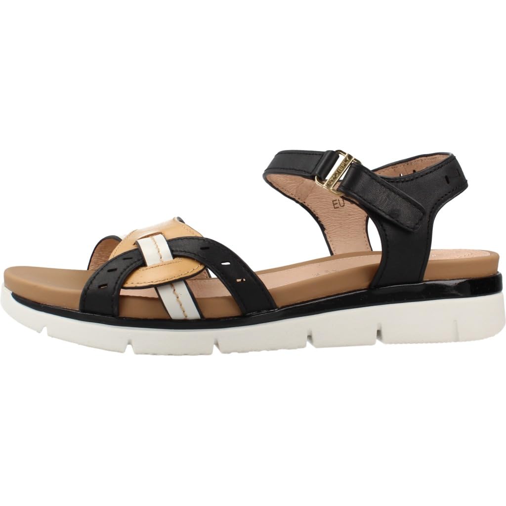 Stonefly Sandali piatti Elody 26 in nero da donna - Donna