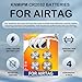 Knmipm Replacement Batteries for Apple AirTag - Perfectly Fits AirTag - No Bitter Coating, OEM CR2032 Battery (Pack of 4)