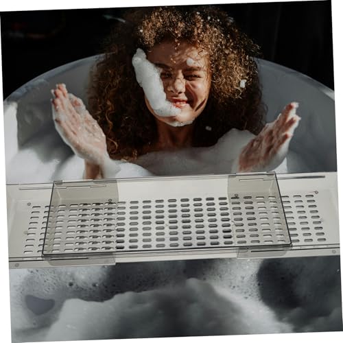 Étagère extensible de salle de bain avec support de rangement multifonction