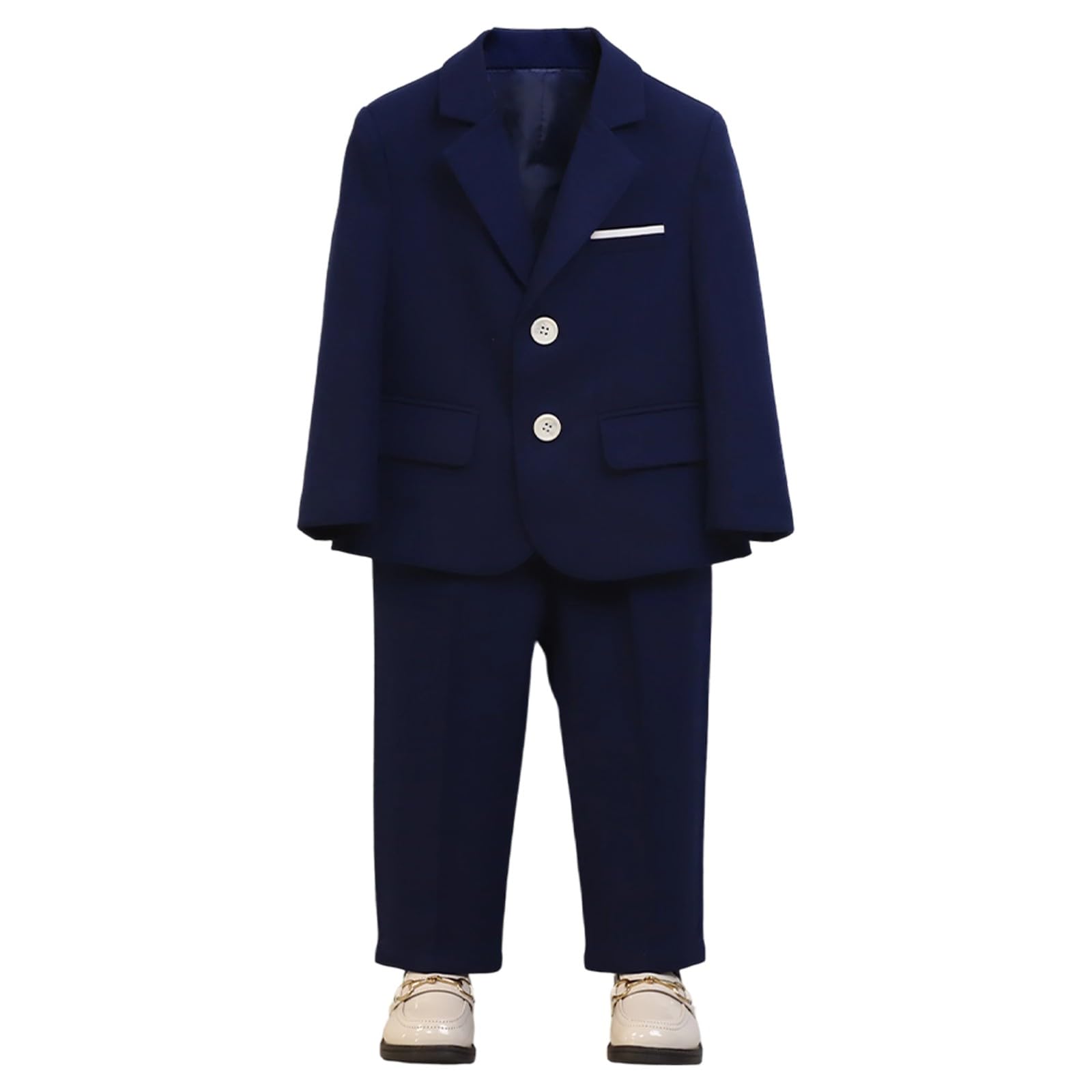 Generisch Elegante set invernale composto da giacca, gilet, cravatta, pantaloni, per occasioni festive, spettacoli dai 4 ai 12 anni, abbigliamento sofisticato