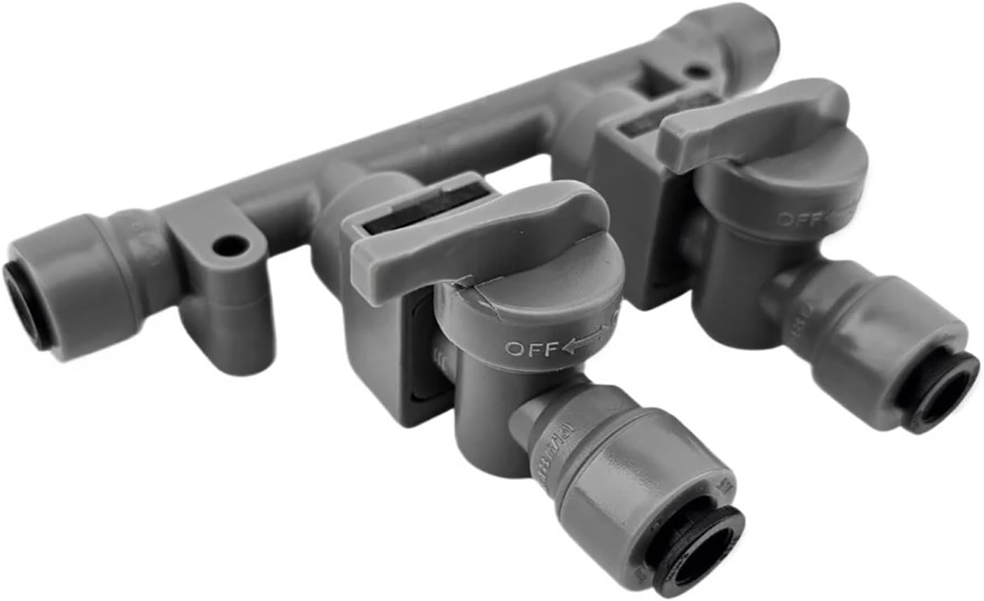 1Pcs 8mm double clamp four-way six-way eight-way quick connector splitter pipeline brewing equipment(8mm(5/16)-2)