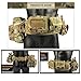 BOMTURN Tactical Battle Belt Military Molle War Duty Belt Law Enforcement for Police Army 7 in 1 Set