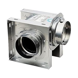 Outfyt DPT20-55B Edelstahl-Abluftventilator Haushalt