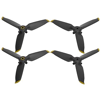 Quick Release Blade Wing, Drone Propellers Replacement Stable Flight for FPV Drone Paddle Blade Replacement(gold)