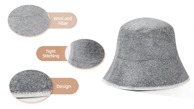 Amazon.com : Nicalas Sauna Hat, Natural Wool Sauna Hat for Men and