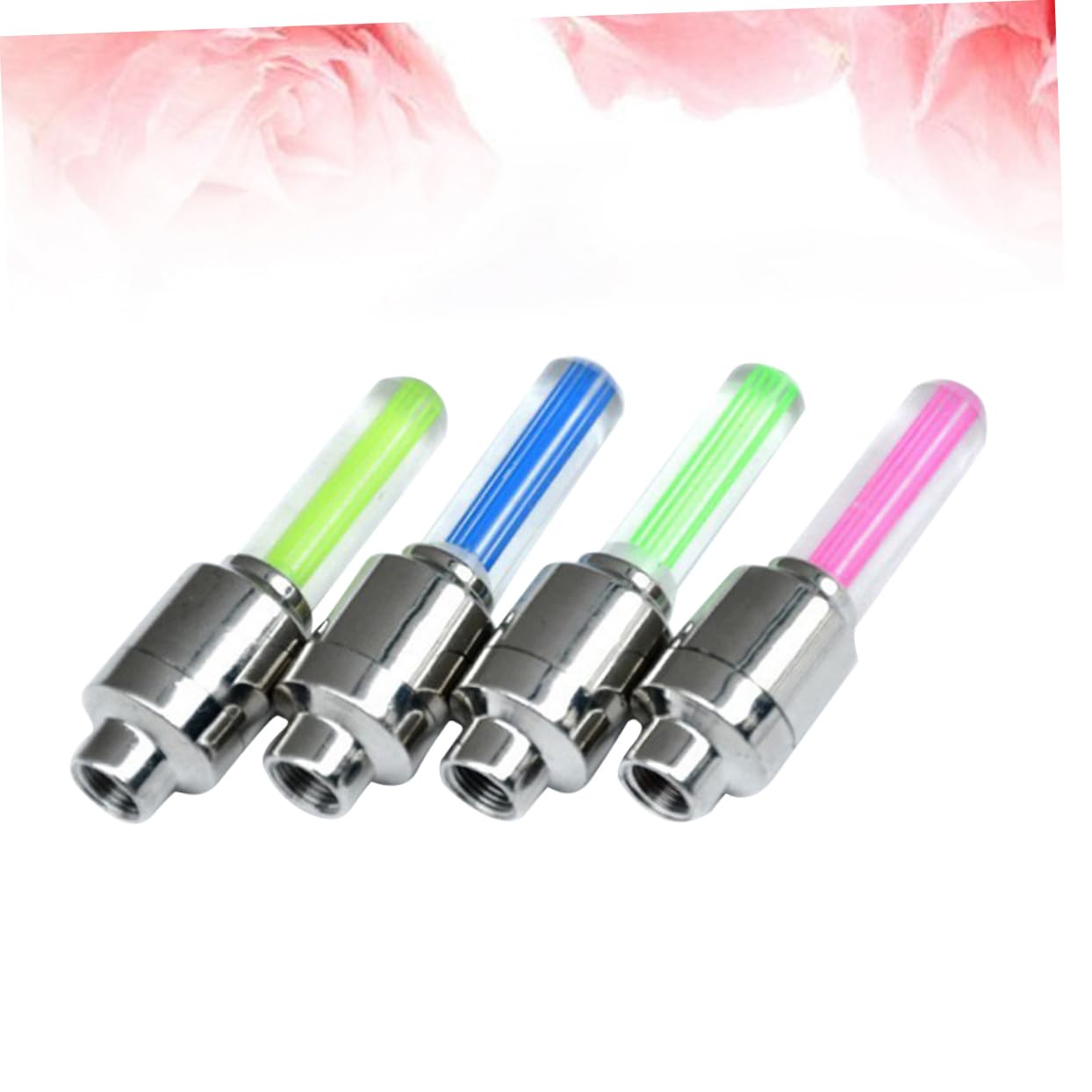 Sosoport 8pcs Fluorescent LED Cores Cycle Lights for Bikes Motorbikes Accessories for Night Riding Enhancing Visibility and Style