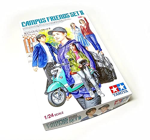 Tamiya Automotive Model 1/24 Campus Friends Set II 24356 kit de figurines plastique