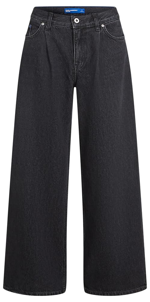 Karl Lagerfeld Jeans, Damskie, Lr Wide Leg Denim, Szerokie Nogawki