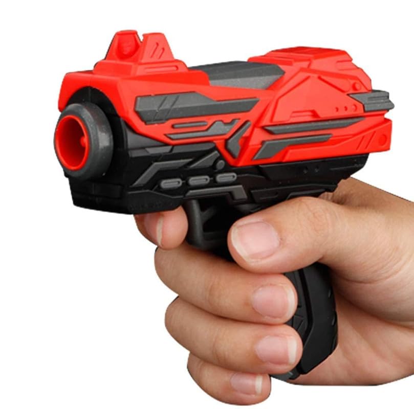 Image of Dual Foam Bullet Guns with 14 Free Bullets Soft Bullet Pistol Shooting Game for Kids (2 Pistol and 14 Bullet Included)