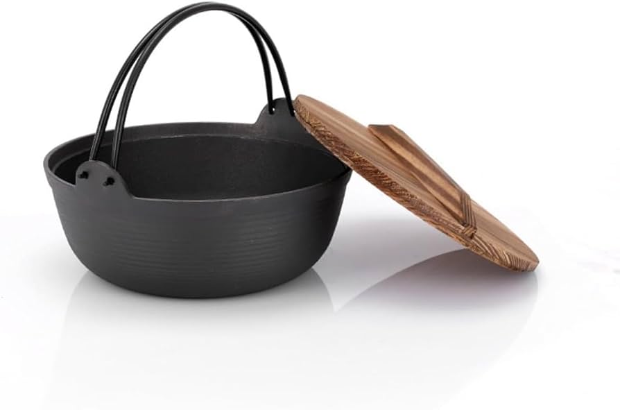 Amazon | 【Ptomoto】鉄鍋・土鍋・南部鉄器 19cm・25cm・27cm