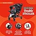 Baby Trend Double Stroller with Canopy Visors, Storage Basket and 2 Cup Holders, Sit N' Stand 2.0 DLX, Stormy – Foldable Infant and Toddler Tandem Stroller and Travel System