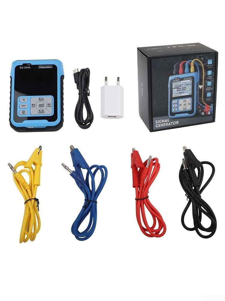 Calibrador de generador de señal de mano, probador de bucle SG-004A 4-20mA con batería de 3000mAh, LCD de 2.4 pulgadas para transmisor de presión, frecuencia, voltaje, medición de resistencia