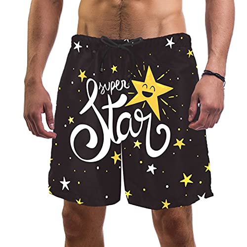 Short de bain homme grande taille XXXXL doublure maille Dark Star