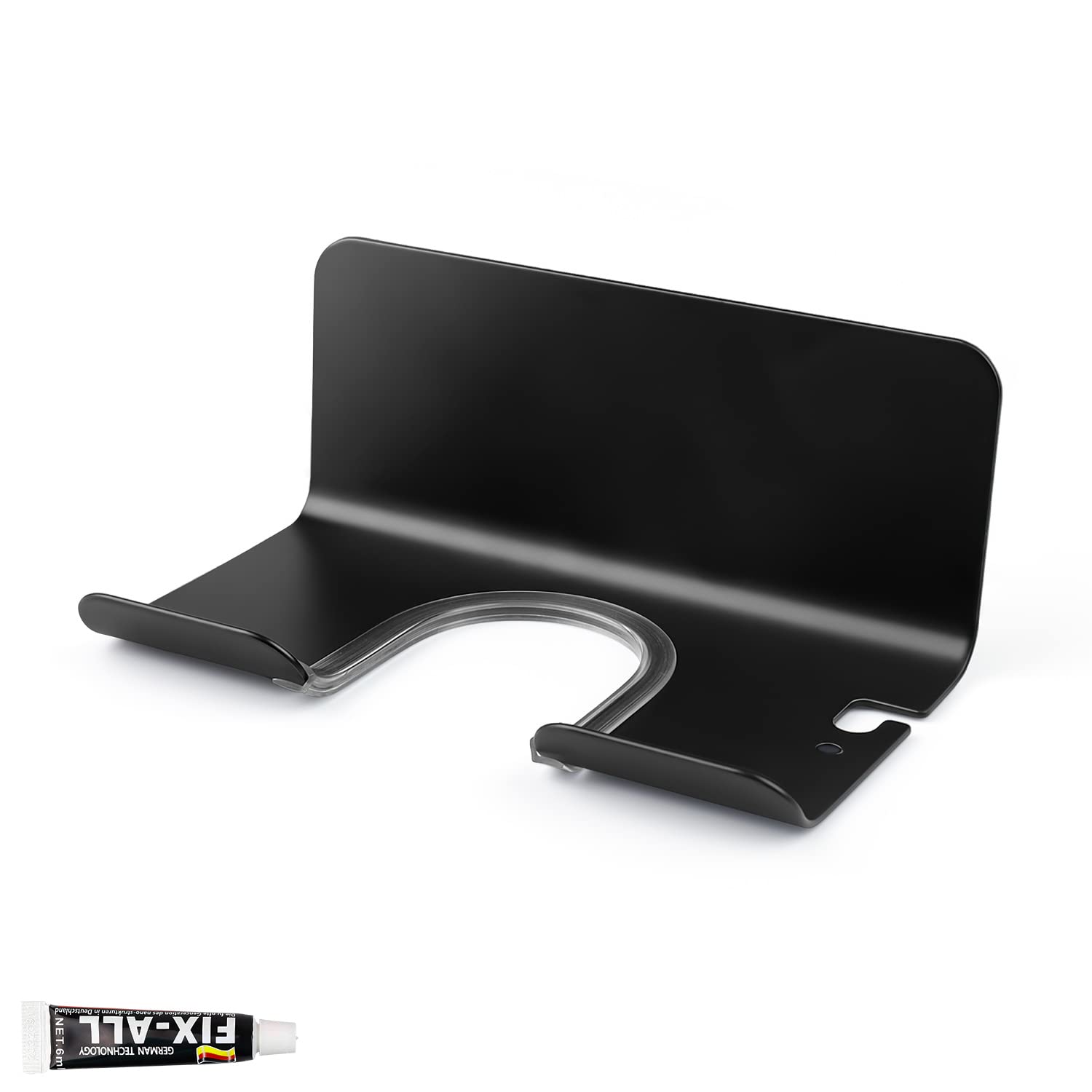 Supporto Per Asciugacapelli Godneei Porta Bagno Da Muro, Appendi Phon Bagno Non è Richiesta Porta Phon Adesivo