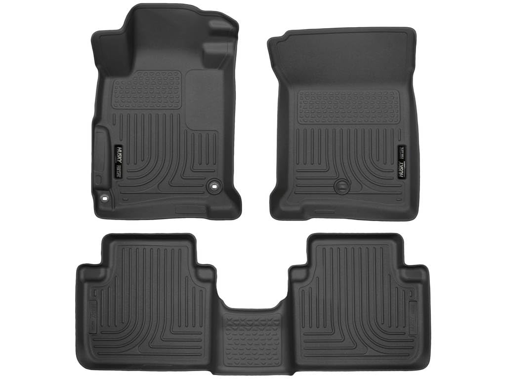 Husky Liners Weatherbeater Floor Mats | Fits 2013 - 2017 Honda Accord Sedan | Front & 2nd…