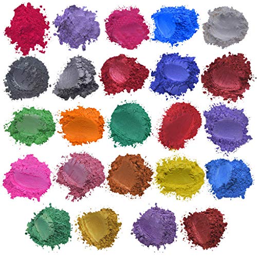 geneic 52 Kleur Mica Poeder Parelmoer Pigment Hars Kleurmiddel Pack Huid Veilig Voor DIY Zeep Epoxy Hars Kaars Nail Make Craft