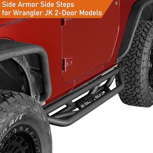 Estribos Laterales Tubulares para Jeep Wrangler JK 2 Puertas miniatura 2