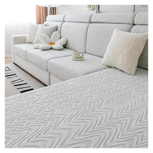 Housse de coussin velours extensible pour réparer un canapé usé