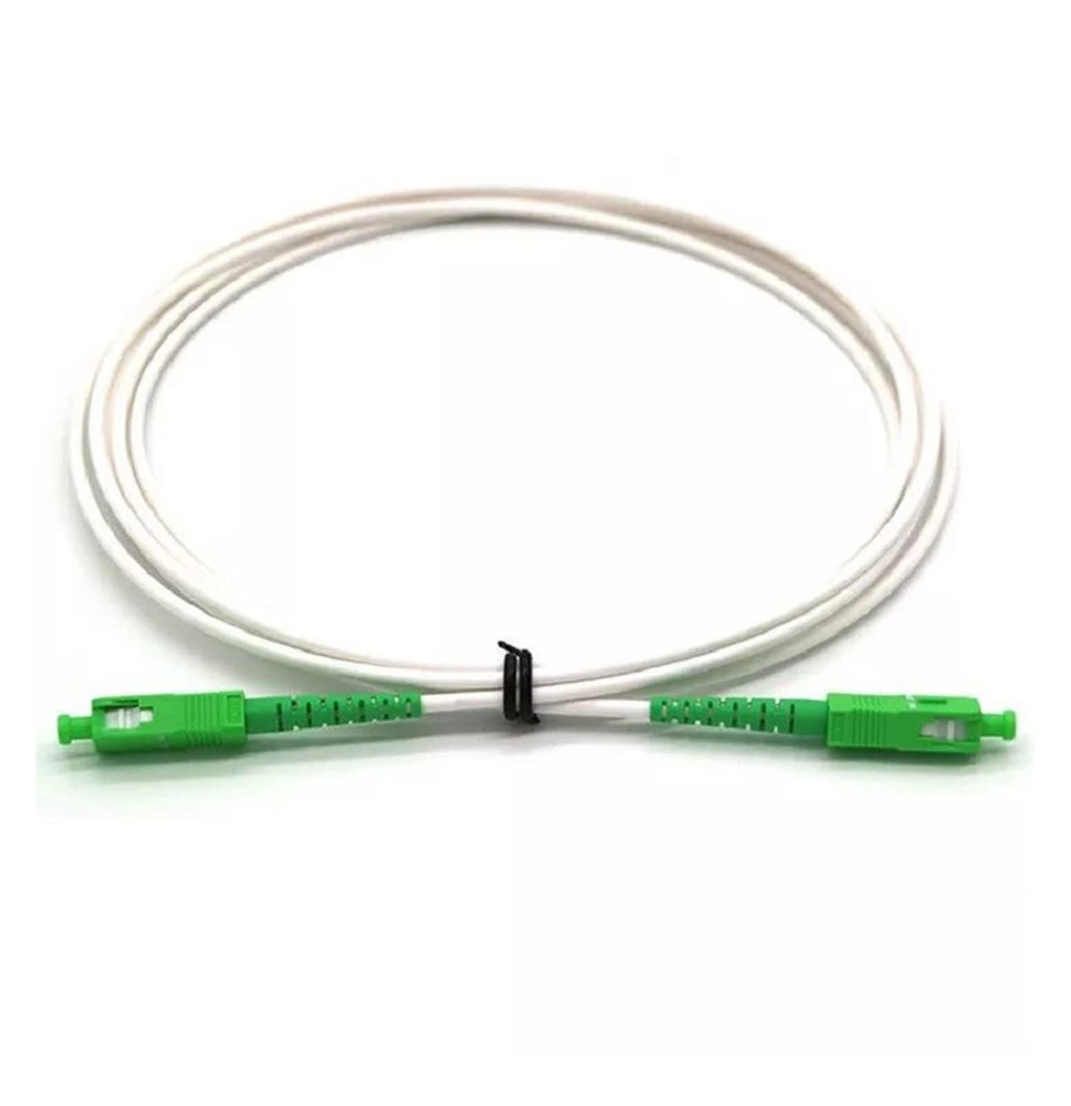 50pcs 3.0mm câble à fibres optiques cordon de raccordement Sc câble de raccordement SM Simplex monomode câble de raccordement à fibres optiques neigeux(G652D 1.5m50pcs)