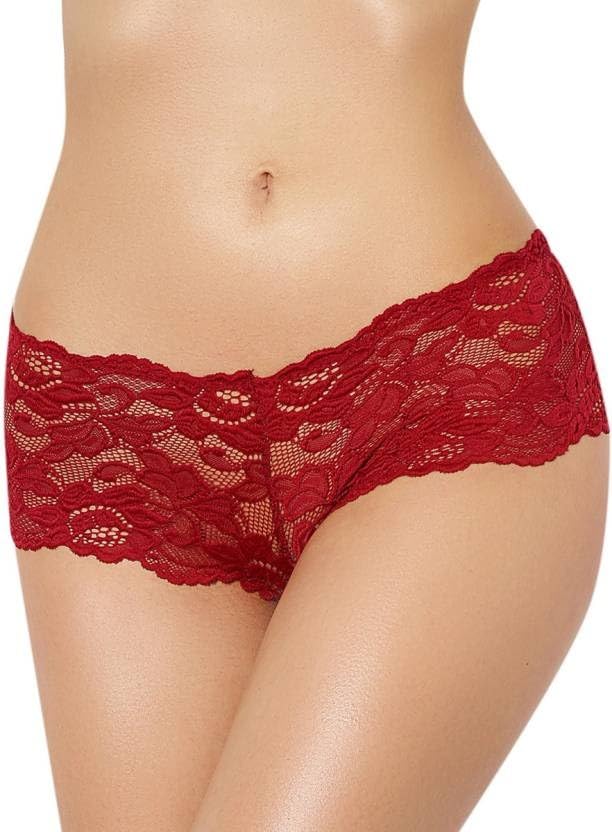 Women’s Lace High Waist Hipster Panty – Elegant Design, Comfortable Fit, Breathable Fabric, Available in Maroon-picture-20