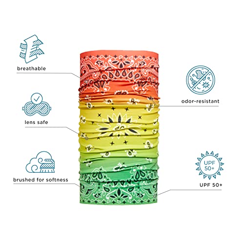Turtle Fur Limited Edition Totally Tubular Neck Gaiter, UPF 50+, Multifunctional Headwear, 10+ Ways to Wear, Island Band3