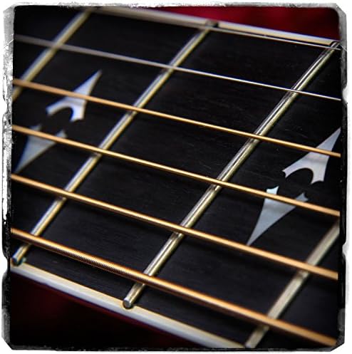 12's Acoustic Guitar Strings for Warmer Tone, Balanced Sound and Great Sustain - 6 String Set of Phosphor Bronze Wound (80/20) Replacement Strings with Steel Core (12s / 12 Gauge)