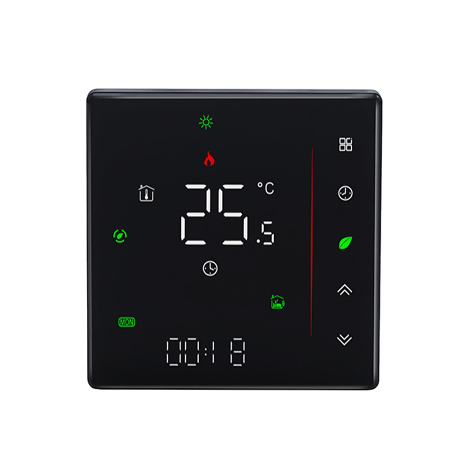 Modbus Termostato con schermo LCD, ideale per sistemi HVAC e regolatore di temperatura facile da installare, per uso domestico e commerciale