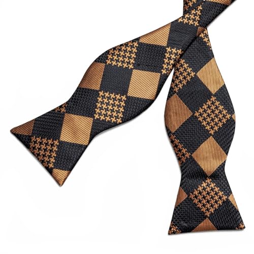 Set corbata, pañuelo y gemelos de seda para hombre miniatura 4