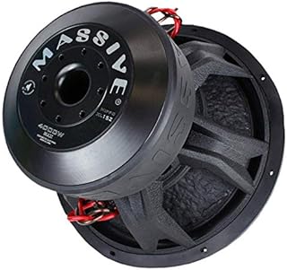 Massive Audio HIPPOXL152 – 15 Inch Car Audio Subwoofer, High Performance Subwoofer for Cars, Trucks, Jeeps - 15