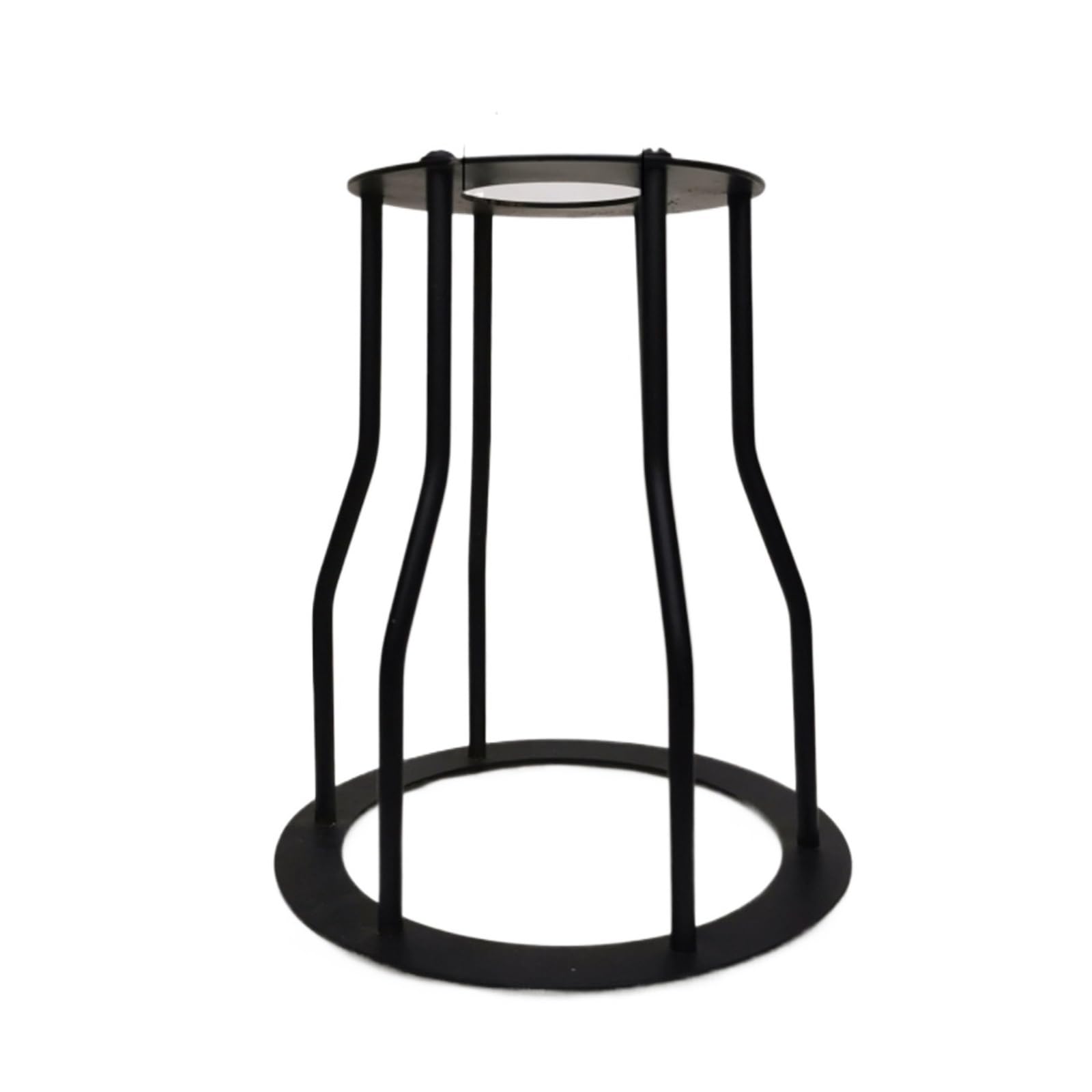 Quxetlryz One Color Metal Lamp Cover Finished Iron Cage Lampshade Vintage Diy Shade Industrial Retro Metal Lighting Accessories(Size D)