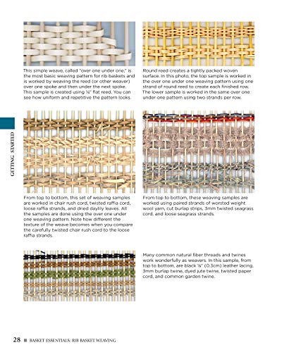 Basket Essentials: Rib Basket Weaving: Techniques and Projects for DIY Woven Reed Baskets (Fox Chapel Publishing) Traditional Methods, Step-by-Step, with 15 Patterns for Egg, Potato, and Appalachian - Image 4