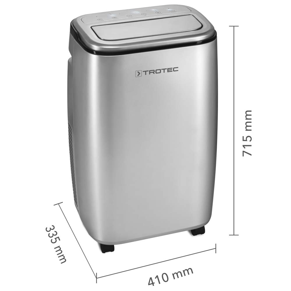TROTEC Climatiseur local design PAC 3810 S mobile 3,8 kW Climatiseur 3 en 1