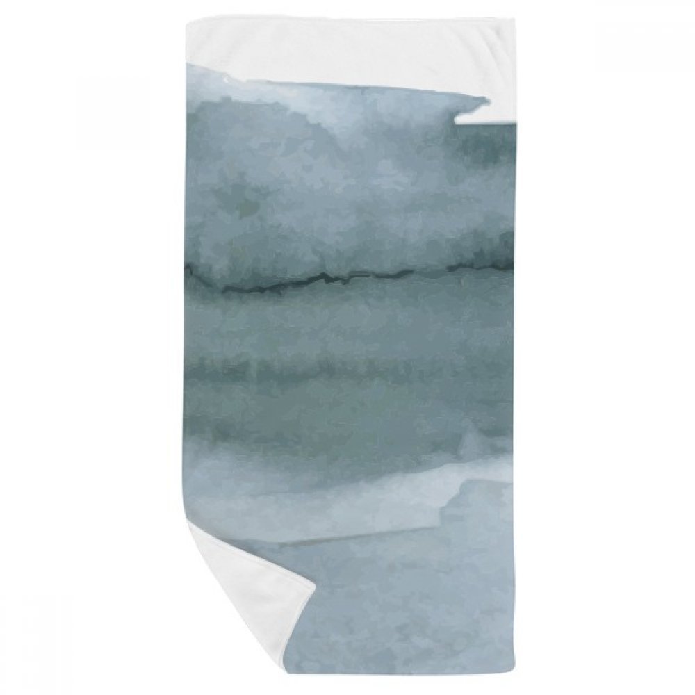 Gant de toilette 35x70cm doux pour peaux sensibles motif plantes abstraites