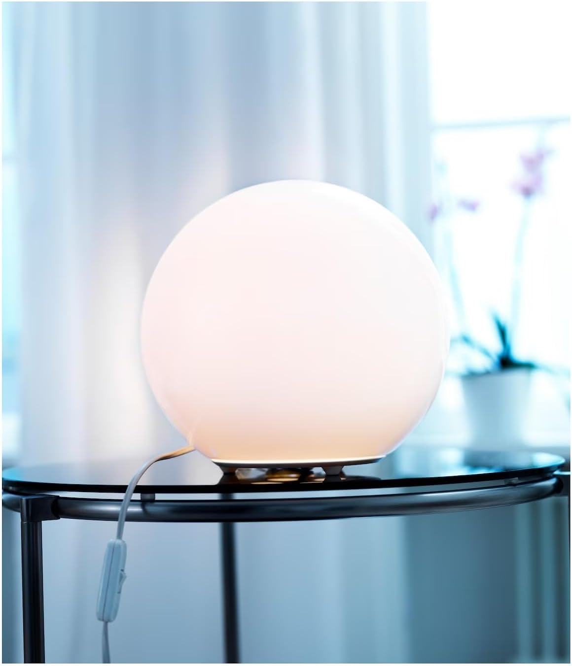 Fado Table lamp, White, 10 "
