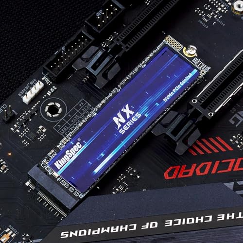 Image of KingSpec NX Series 4TB Gen3x4 NVMe M.2 SSD, Up to 3500MB /s, 3D NAND Flash M2 2280 Internal Solid State Drive, for Desktop and Laptop