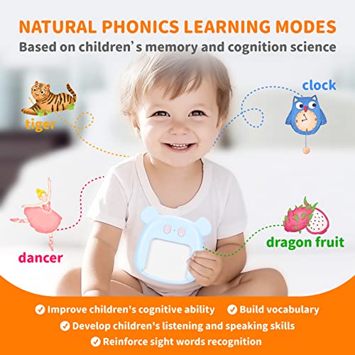 Pony Abc 432 Sight Word Talking Flash Cards For 2 3 4 5 Years Old Boys And Girls, Autism Sensory Toys For Autistic Children, Speech Therapy Toys, Toddler Toys, Educational Learning Toys #TOP2