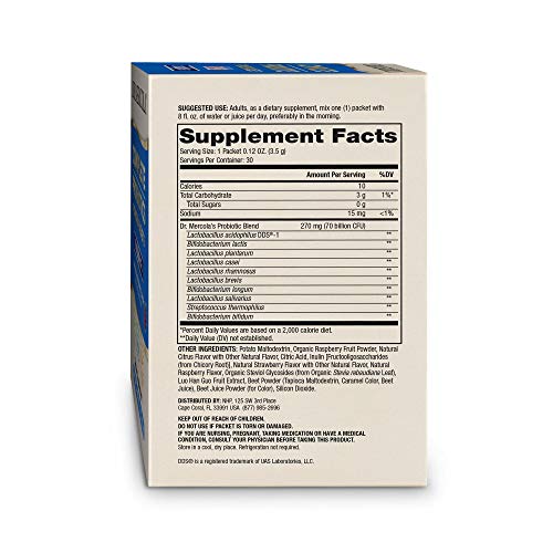 Dr. Mercola 2079929 Complete Probiotics Powder Packets thumb #2