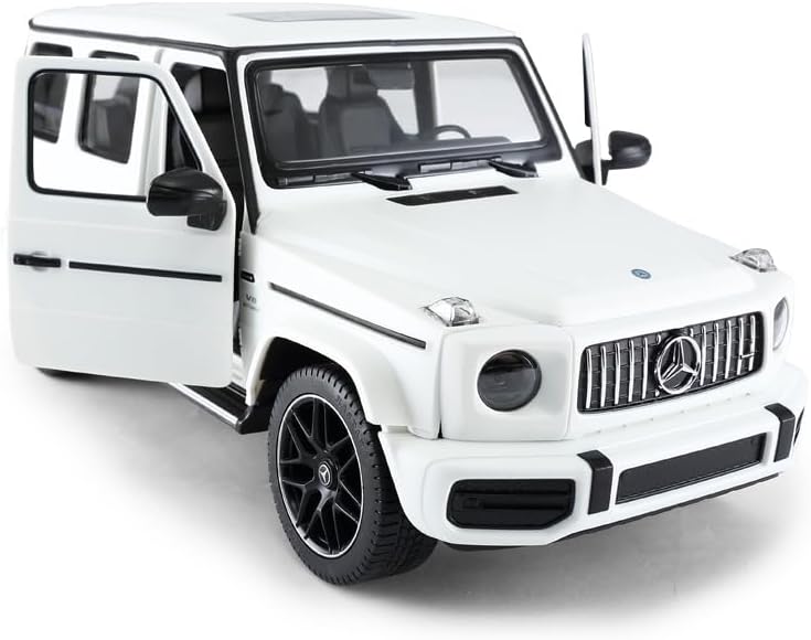 RASTAR Off-Road Remote Control Car 1:14 Mercedes AMG G63 R/C Off-Road Toy Car Door Opening/Working Light - White/2.4Ghz
