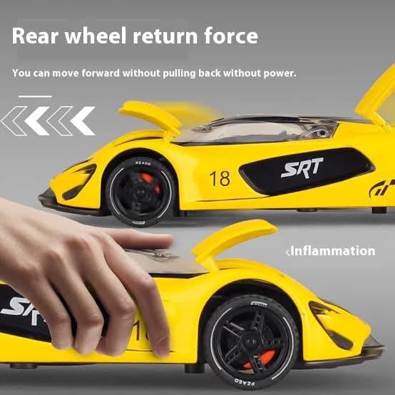 Image of Sky Tech Dodge SRT Tomahawk Sport CAR Model Car 1:32 Scale Exclusive Alloy Metal Pull Back Die-cast Car Toy with Openable Doors & Light Music Boys Toys for Kids【Colors as Per Stock】